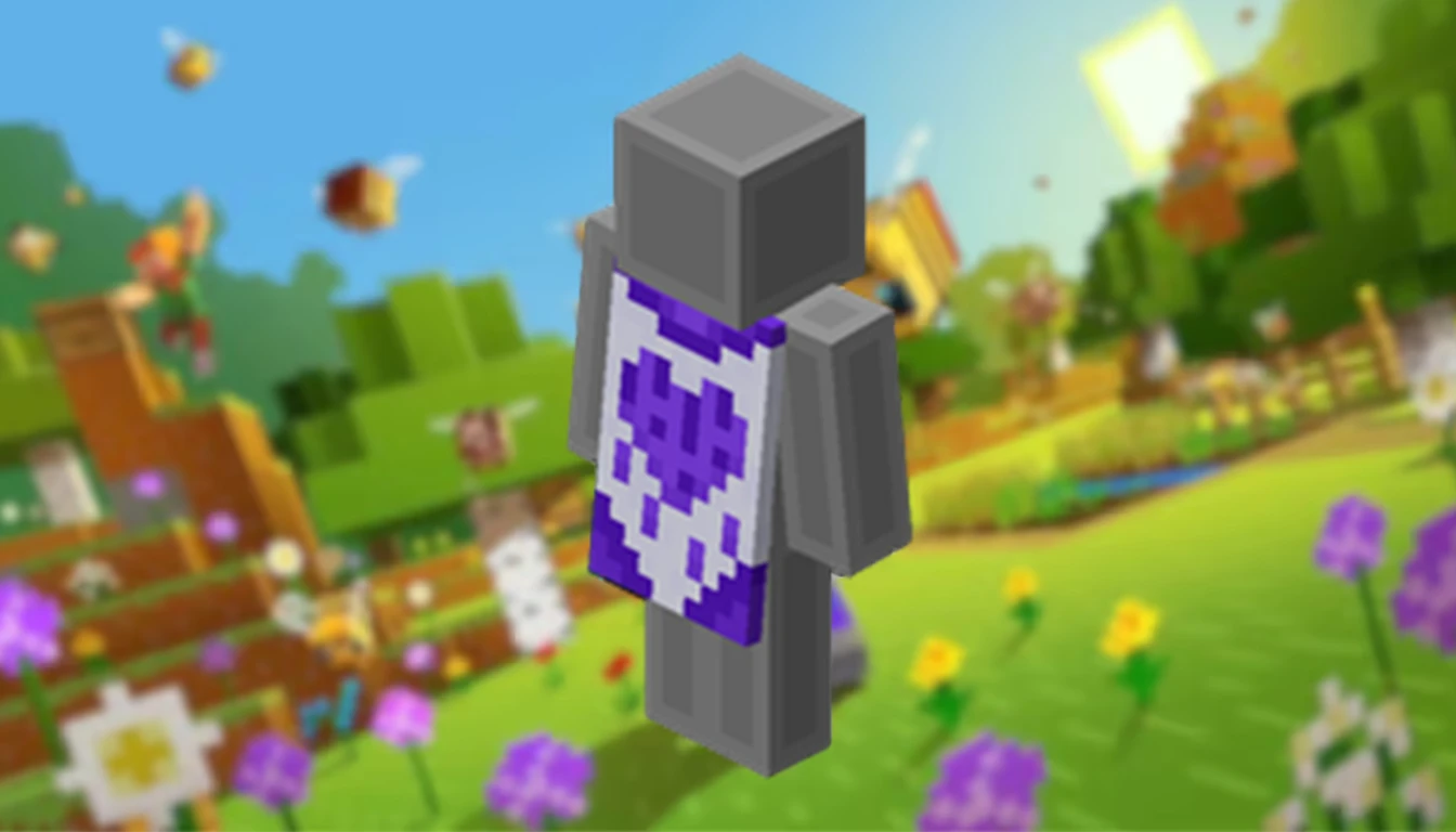 Minecraft Purple Heart Cape Full Access